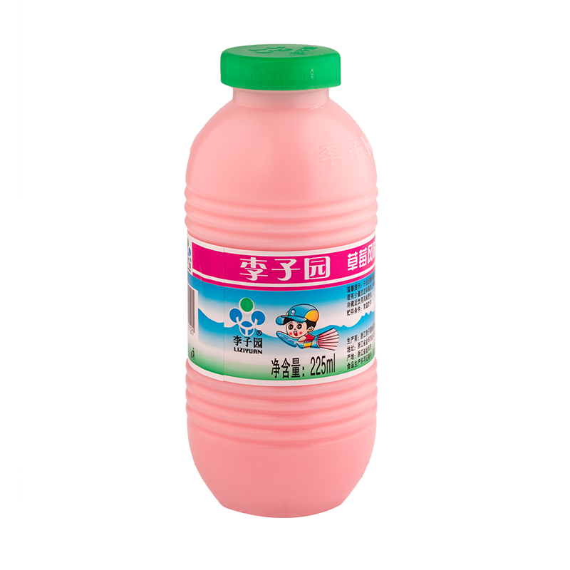 草莓風(fēng)味乳飲料，單瓶?jī)艉?25ml